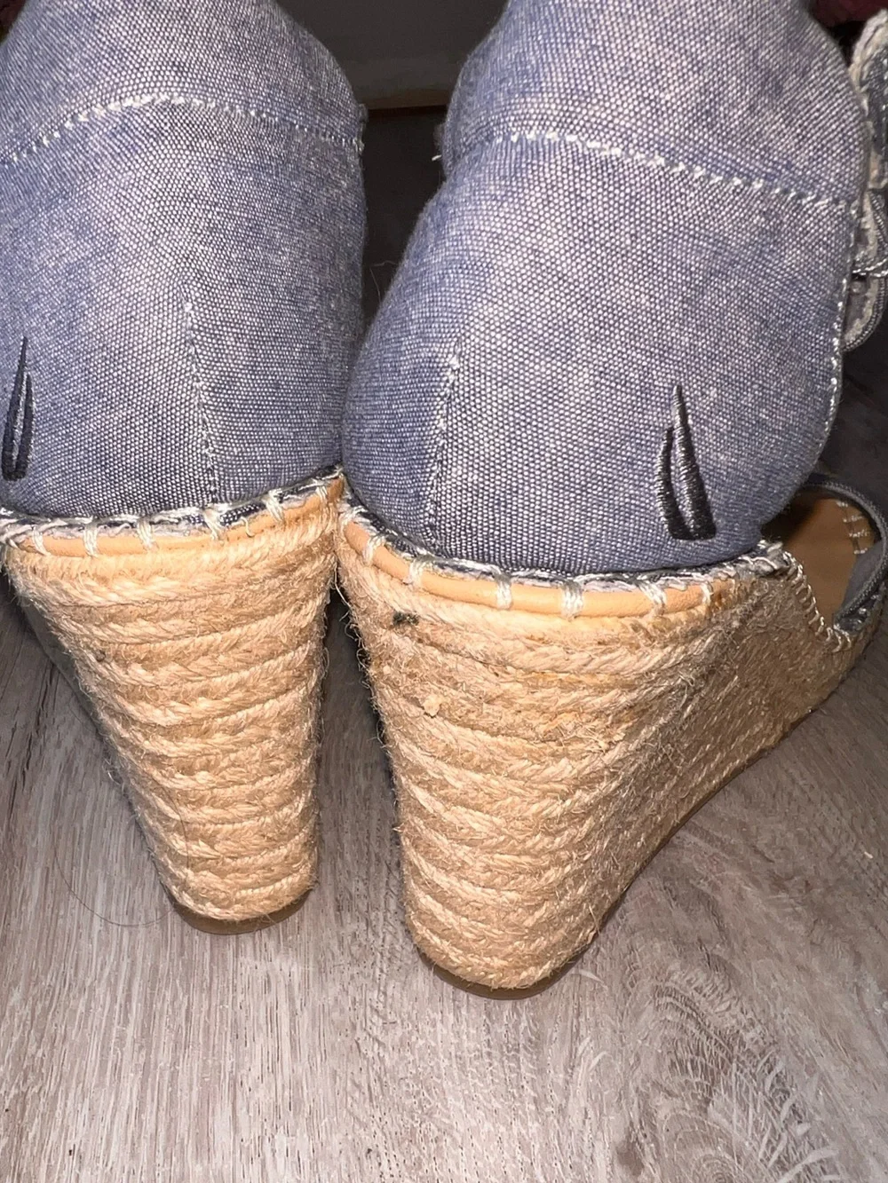Nautica chambray espadrille